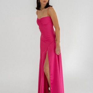 HNTR the label Gaia Dress: Hot Pink